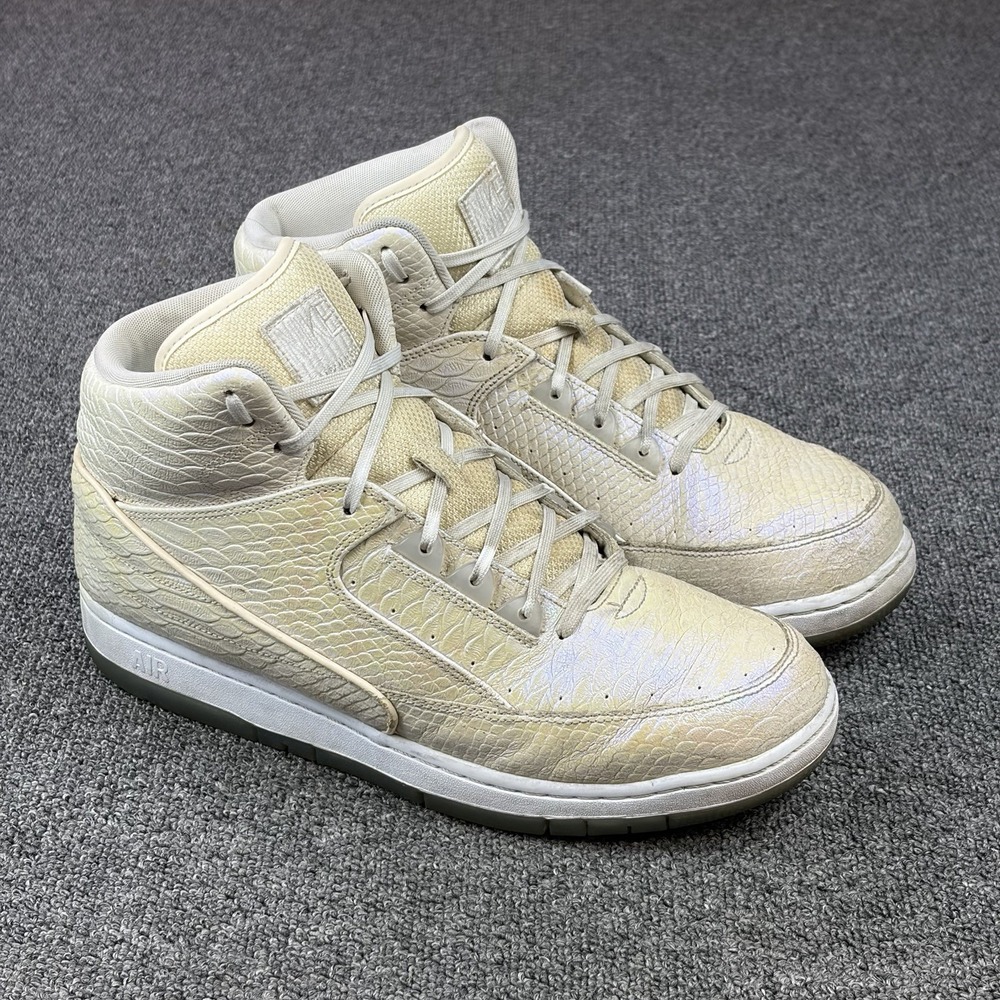 Nike‎ Air Python Premium Deluxe Pearl White Ice Men's Size 13 Shoes 705066-101